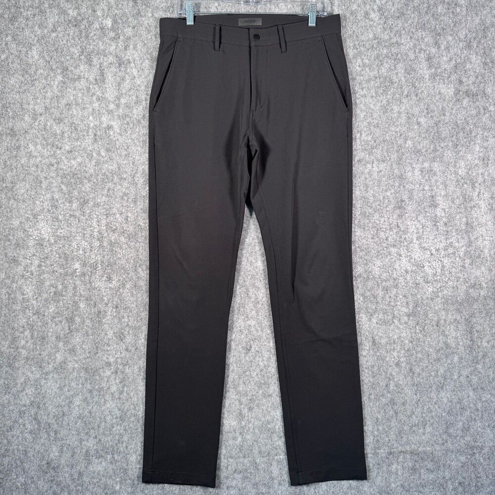 Proof Pants Mens 31x31 Black Straight Chino Nomad Performance Huckberry